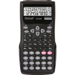 Rebell Calculatrice scolaire SC2040, noir