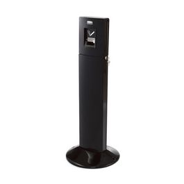 Rubbermaid Cendrier Metropolitain Smokers' Station, noir