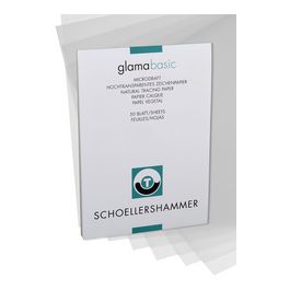 SCHÖLLERSHAMMER Bloc papier calque, A3, 80 g/m2