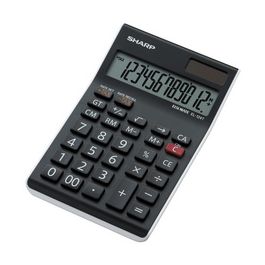 SHARP Calculatrice table EL-124 TWH, fonctionnement solaire/