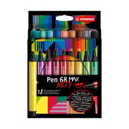 STABILO Feutre Pen 68 MAX, étui de 18 ARTY