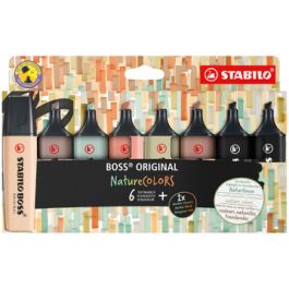 STABILO Surligneur "BOSS ORIGINAL" NatureCOLORS, étui de 8
