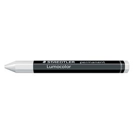 STAEDTLER Craie Lumocolor permanent omnigraph, blanc x12