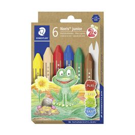 STAEDTLER Craie à la cire Noris junior, étui carton de 6