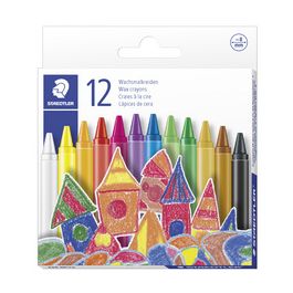 STAEDTLER Craie à la cire, étui carton de 12