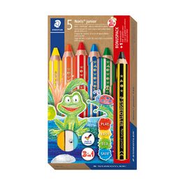 STAEDTLER Crayon de couleur Noris junior, pack bonus