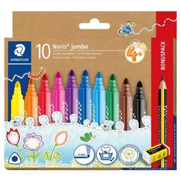 STAEDTLER Feutre Noris jumbo, pack bonus