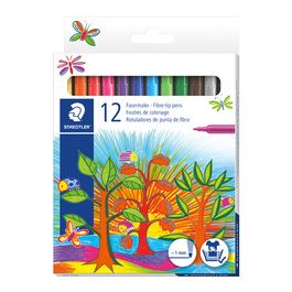 STAEDTLER Feutre de coloriage Noris, étui en carton 12