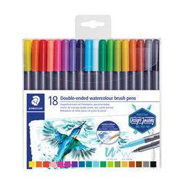 STAEDTLER Feutre double pointe Design Journey, étui de 18