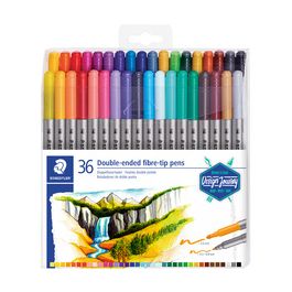 STAEDTLER Feutre double pointe Design Journey, étui de 36