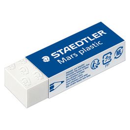 STAEDTLER Gomme plastique Mars plastic, blanc