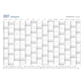 STAEDTLER Jahresplaner 2027 Lumocolor, trocken abwischbar