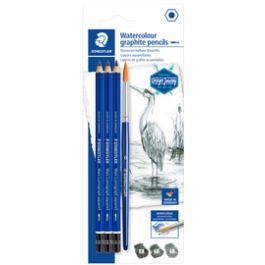 STAEDTLER Kit de crayons graphite Mars Lumograph aquarell