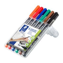 STAEDTLER Marqueur permanent 317M Lumocolor, étui de 8