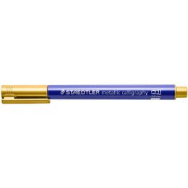STAEDTLER Marqueur permanent metallic calligraphy, or