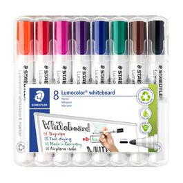 STAEDTLER Marqueur tableau blanc 351 Lumocolor, étui de 4