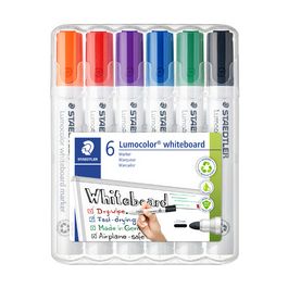 STAEDTLER Marqueur tableau blanc 351 Lumocolor, étui de 6