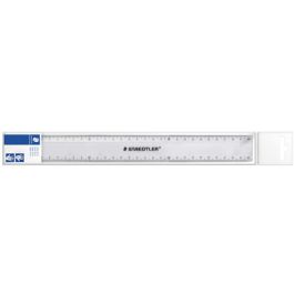 STAEDTLER Règle plate, 300 mm, en plastique, transparent