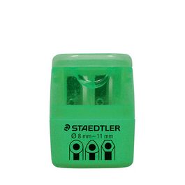 STAEDTLER Taille-crayon à 2 trous 51260F, vert néon