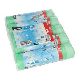 STARPAK Sac poubelle HDPE à liens coulissants, 30 litres