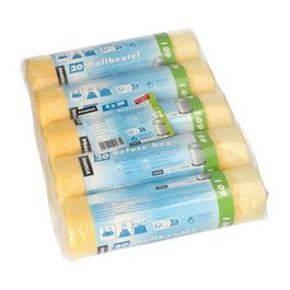 STARPAK Sac poubelle HDPE à liens coulissants, 60 litres