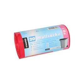 STARPAK Sac poubelle HDPE, 70 litres, rouge