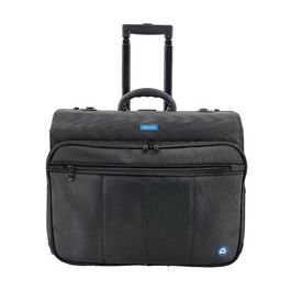 STOP Valise pour pilotes rPET SAMAR, PET recyclé, noir