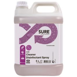 SURE Nettoyant désinfectant "Cleaner Disinfectant", 5 litres
