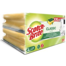 Scotch-Brite Eponge de nettoyage Classic XXL, vert/jaune