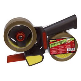 Scotch Dévidoir 309R2D pour ruban adhésif d'emballage, noir