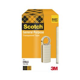 Scotch Ruban adhésif 508, transparent, 15 mm x 33 m