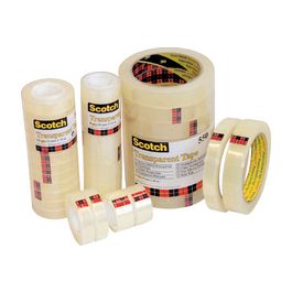 Scotch Ruban adhésif 550, 19 mm x 33 m, transparent