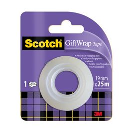 Scotch Ruban adhésif pour cadeau "GiftWrap Tape", 19mm x 25m