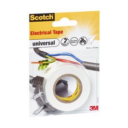 Scotch Ruban isolant universel, 15 mm x 10 m, blanc
