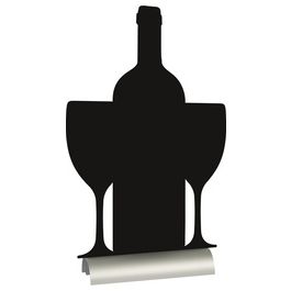 Securit Ardoise de table SILHOUETTE "Vin"