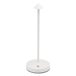 Securit Lampe de bureau LED rechargeable ANGELINA, blanc