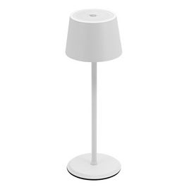 Securit Lampe de table LED rechargeable MONTE CARLO, blanc