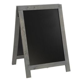 Securit Panneau trottoir NATURE, avec tableau noir, gris