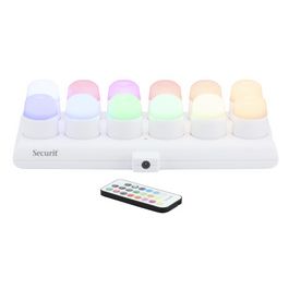 Securit Set de bougies LED rechargeables AMSTERDAM, RVB