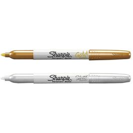 Sharpie Marqueur permanent FINE métallisé, argent
