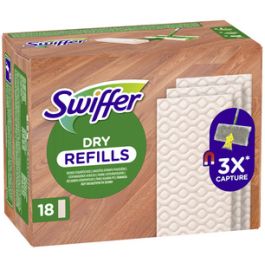 Swiffer Serpillère à sec "bois & parquet", pack de rechange