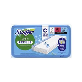 Swiffer Serpillère humide antibactérienne, recharge de 10