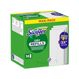 Swiffer Serpillère sèche, pack de recharge de 36