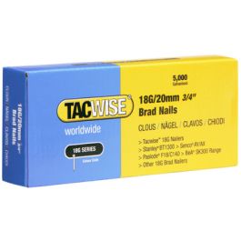 TACWISE Clous 18G/20 mm, 5.000 pièces