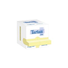 Tartan Bloc-notes repositionnable, 51 x 38 mm, jaune
