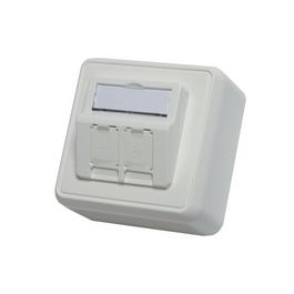 Telegärtner AMJ boîtier mural, 80 x 80 mm, blanc alpin