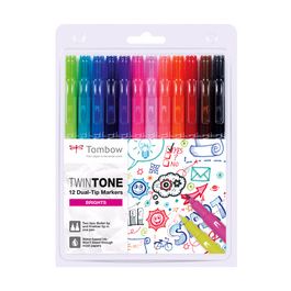 Tombow Feutre double pointe "TwinTone" Bright Colours