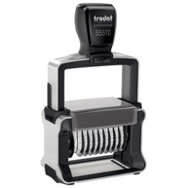 Trodat Tampon numéroteur Professional 55510 4.0,10 positions