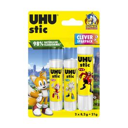 UHU Bâton de colle stic SONIC, 3x 8,2 g, blister