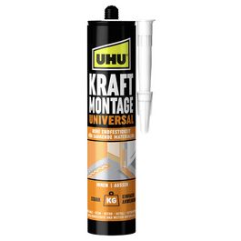 UHU Colle de montage KRAFT UNIVERSAL, cartouche 470 g, blanc